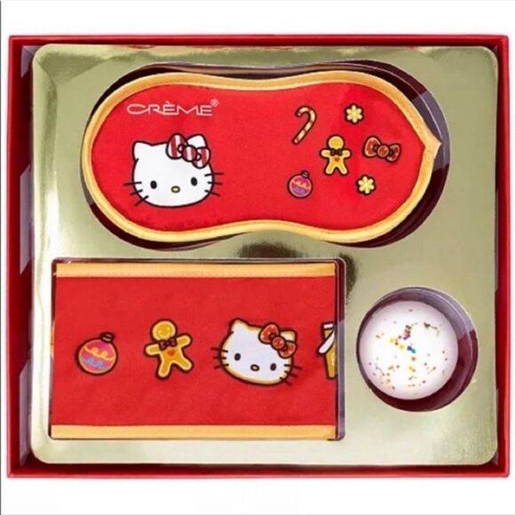 Hello Kitty Hello Holidays Spa Set - Limited Edition - Picture 1 of 3